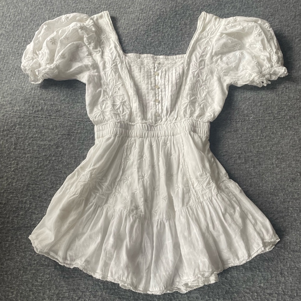 Love Shack Fancy lace mini dress